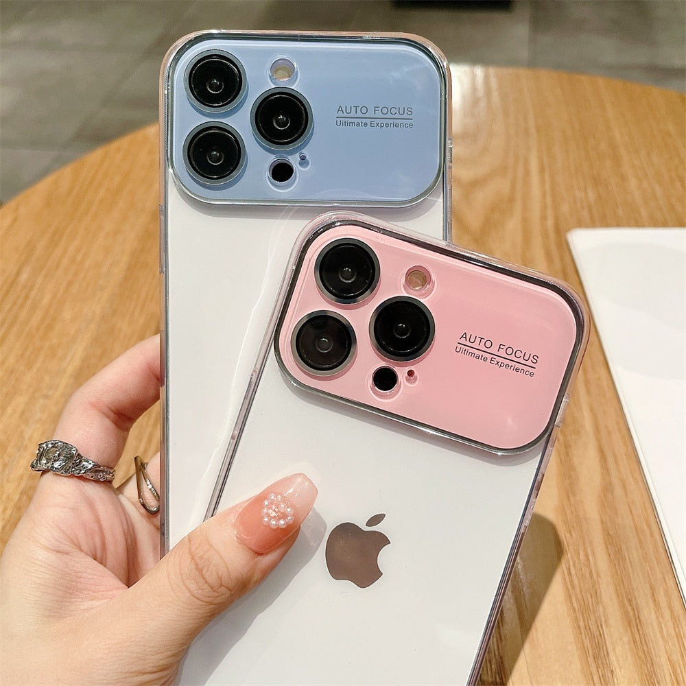 Big Window Camera Film Protection Case for iPhone