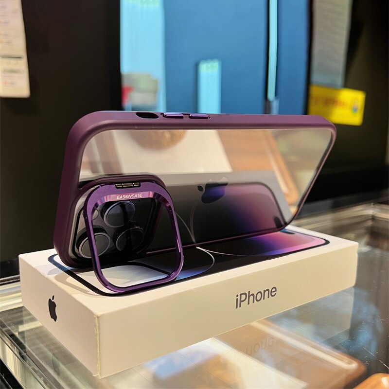 .Bracket.iPhone15 /12 mobile phone case with lens film