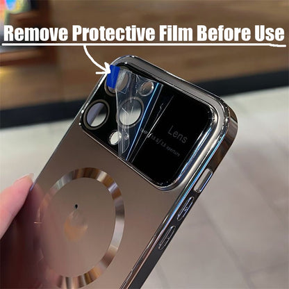 غطاء AG Nano Matte بتصميم نافذة كبيرة