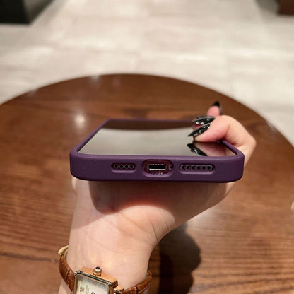 Acrylic Plating Transparent Case For iPhone