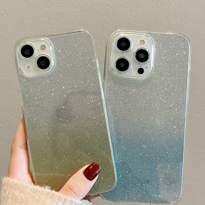 جراب iPhone بلينغ بلينغ بلينغ الجميل مع واقي للعدسات 