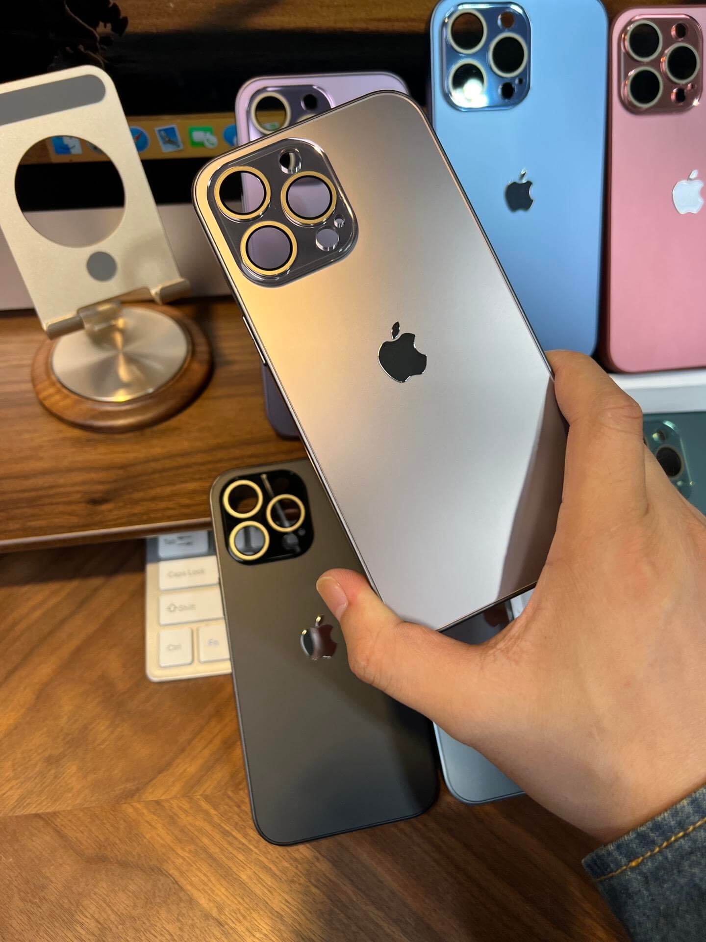 جراب هاتف Apple 16-11 المحمول، لامع غير لامع عالي الجودة، نظارات واقية ومضاد للسقوط شامل