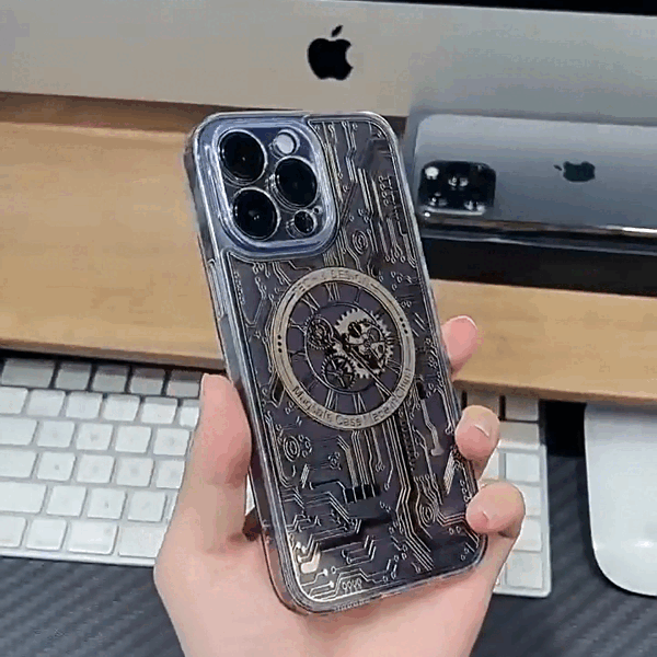 Cool Mechanical Watch Magsafing Silicone iPhone Case