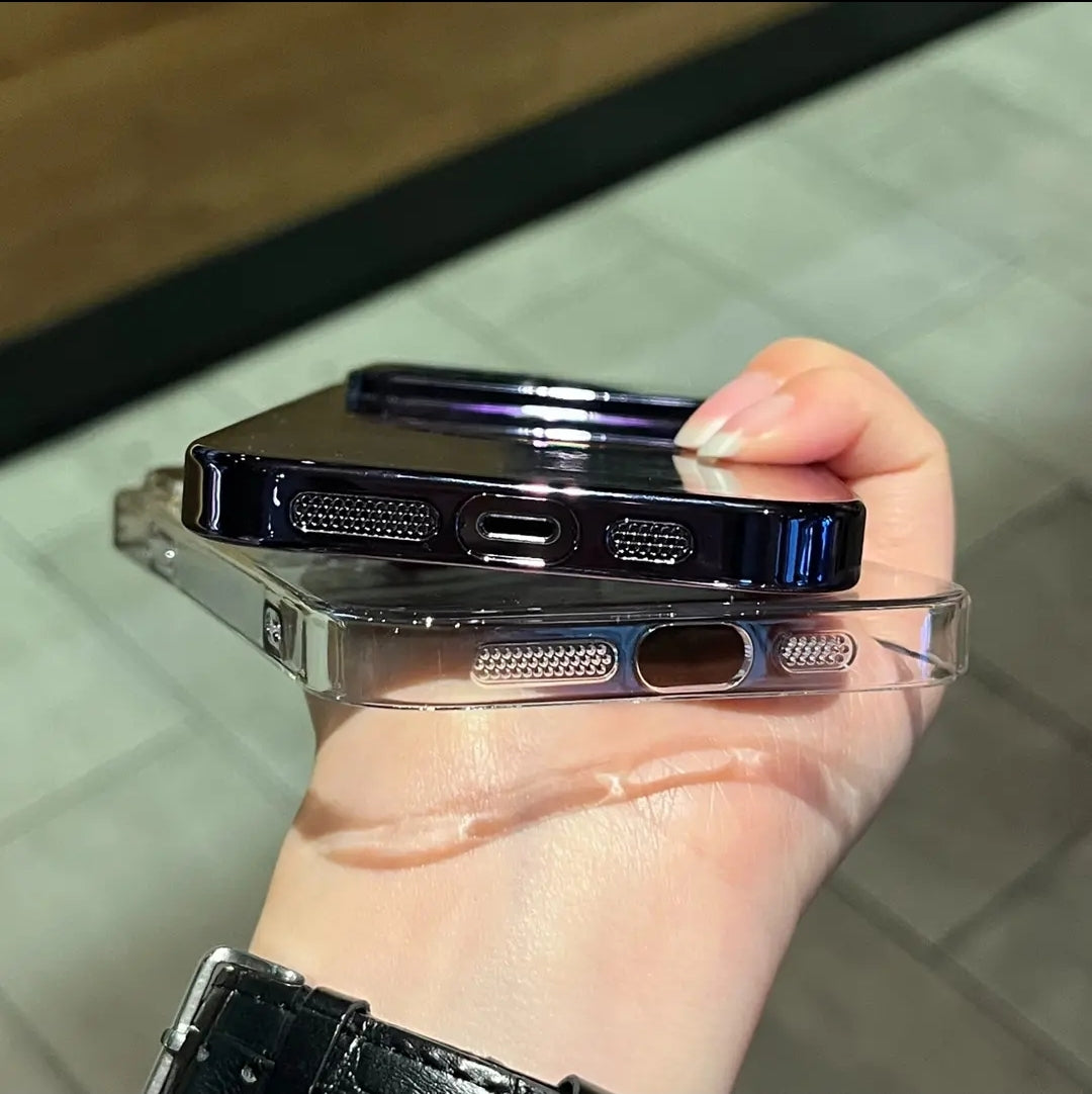 Magsafing Crystal Clear iPhone Case with Camera Protector