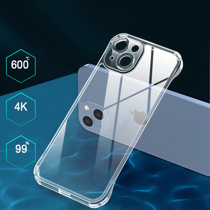 Ultra-Thin Borderless High-Transparent Glass iPhone Case