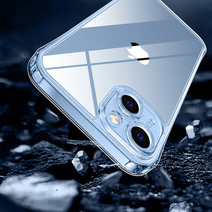 Ultra-Thin Borderless High-Transparent Glass iPhone Case